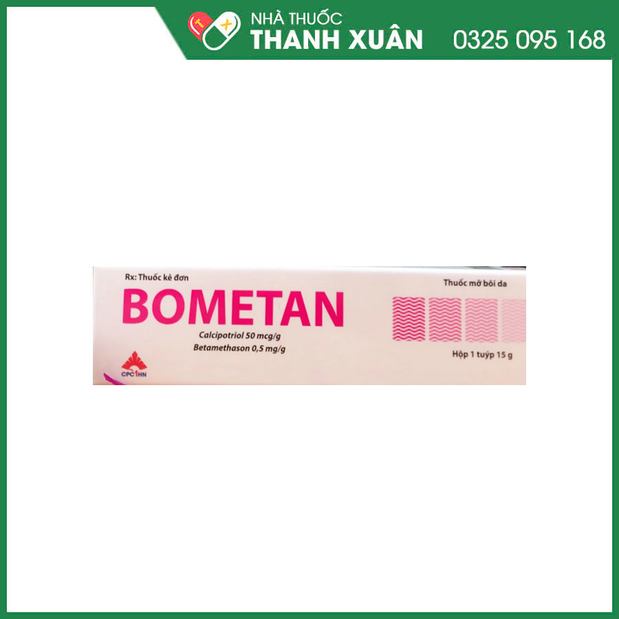 Bometan điều trị tại chỗ vẩy nến mãn tính ở người lớn